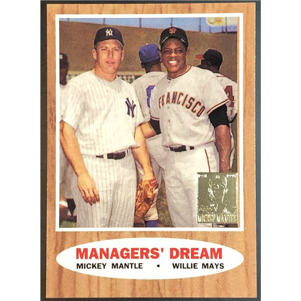 1996 TOPPS MICKEY MANTLE & WILLIE MAYS (HOF)