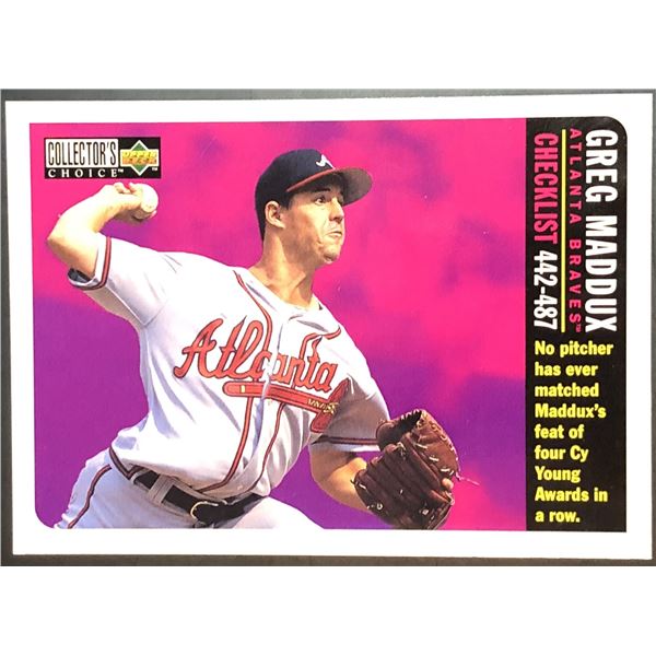 1996 UPPER DECK GREG MADDUX (HOF)