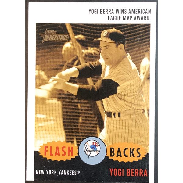 2003 TOPPS HERITAGE YOGI BERRA (HOF)