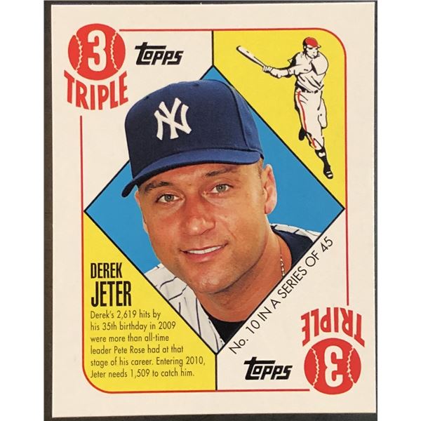 2010 TOPPS MINI 1951 BLUE BACK DEREK JETER (HOF)