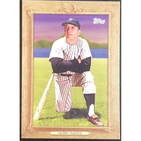 2010 TURKEY RED BACK MICKEY MANTLE (HOF)