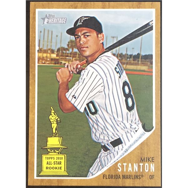 2011 TOPPS HERITAGE GIANCARLO STANTION ROOKIE CARD