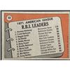Image 2 : 1972 TOPPS HARMON KILLEBREW / FRANK ROBINSON (HOF)