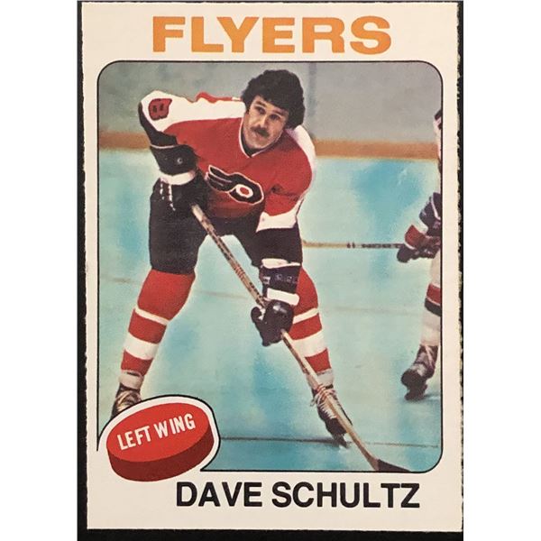 1975-76 O-PEE-CHEE DAVE SCHULTZ