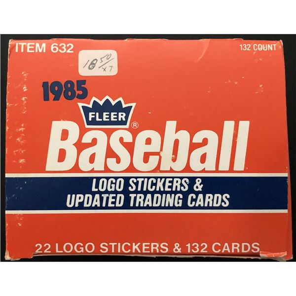 1985 FLEER BASEBALL ROOKIE & TRADED SET