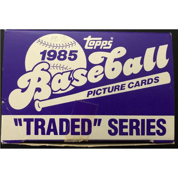 1985 TOPPS BASEBALL ROOKIE & TRADED SET