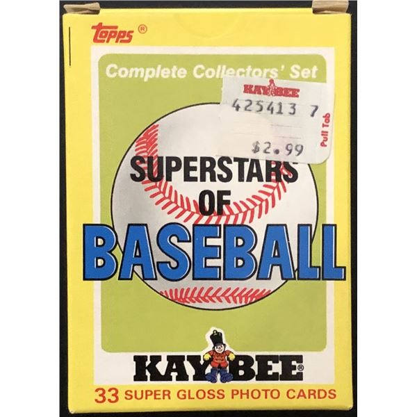 1987 TOPPS KAYBEE SUPERSTARS OF BASEBALL SET