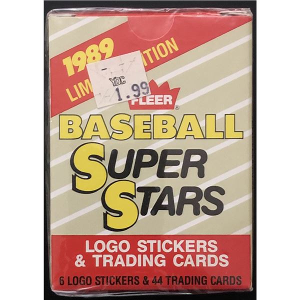 1989 FLEER BASEBALL SUPERSTARS SEALED SET