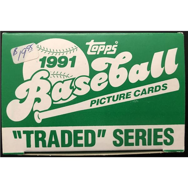 1991 TOPPS BASEBALL ROOKIE & TRADED SET