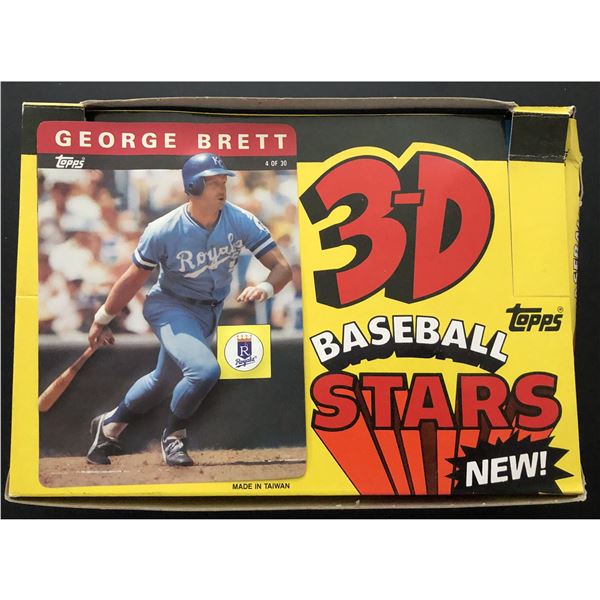 1985 TOPPS 3-D BASEBALL SUPERSTARS BOX