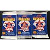 Image 1 : 1989 SCORE BASEBALL CELLO PACKS (3)