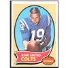 Image 1 : 1970 TOPPS JOHNNY UNITAS (HOF)