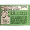 Image 2 : 1978 TOPPS WALTER PAYTON (HOF)