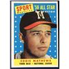 Image 1 : 1958 TOPPS EDDIE MATTHEWS (HOF) AS