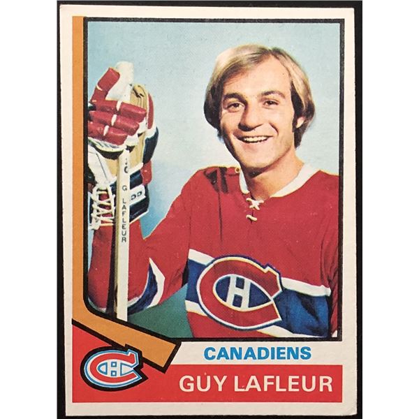 1974-75 TOPPS GUY LAFLEUR (HOF)