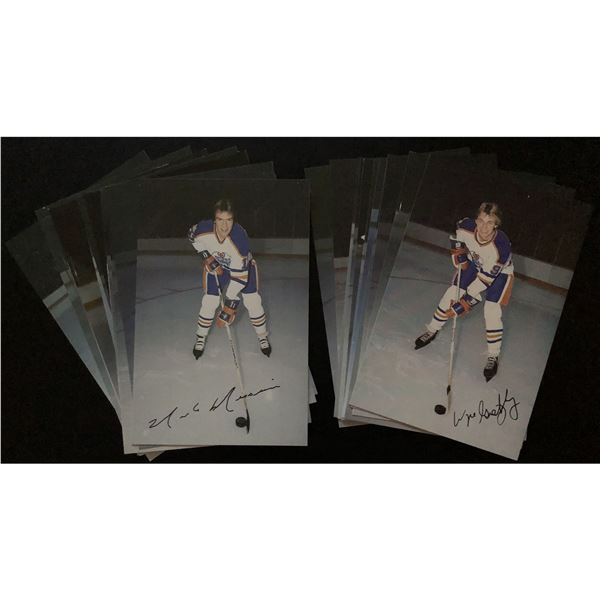 1979-80 EDMONTON OILERS POSTCARD SET w/ WAYNE GRETZKY ROOKIE (HOF)