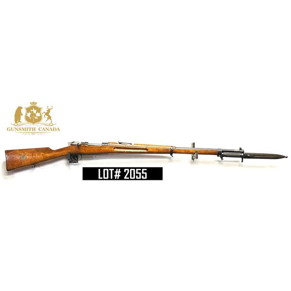 CARL GUSTAF, SWEEDISH MAUSER BOLT ACTION RIFLE, 1920 WITH BAYONETTE, 29" BARREL