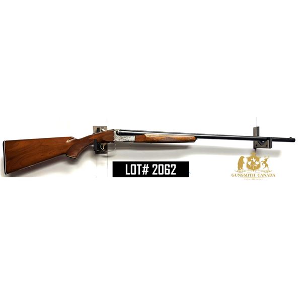 ITHACA MOD 200E, SIDE BY SIDE SHOTGUN, 20GA X 3", 28" BARREL - ENGRAVED RECEIVER