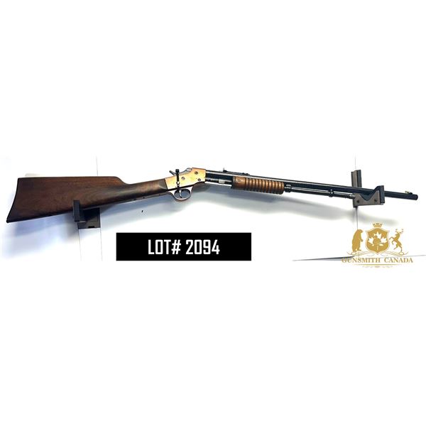 STEVEN PUMP ACTION RIFLE, CAL 22 S/L/LR, 21" BARREL