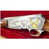Image 5 : Browning BAR II WHITE TAIL DEER, CAL 30-06 RIFLE, Double Signed, Engraved and Gold Inlaid