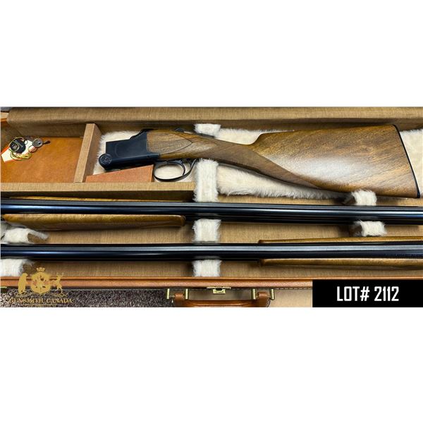 FN SUPERPOSED BROWNING CITORI 12GA WITH 2 O/U BARRELS AND CASE