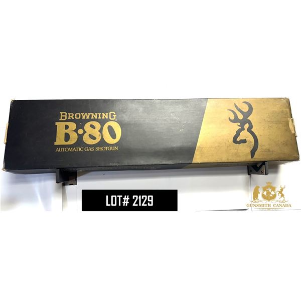 BROWNING B-80, SEMI-AUTO SHOTGUN, 12GAX2" 3/4 - RARE FIND