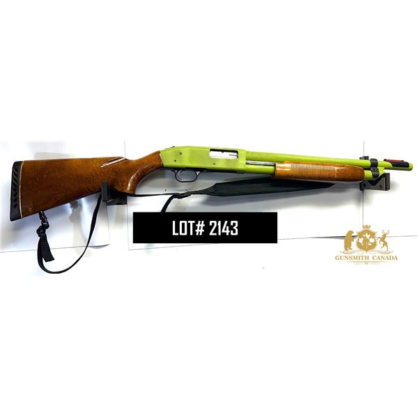 MOSSBERG MOD 400G, PUMP ACTION SHOTGUN, 12GA X3", 18.5" BARREL