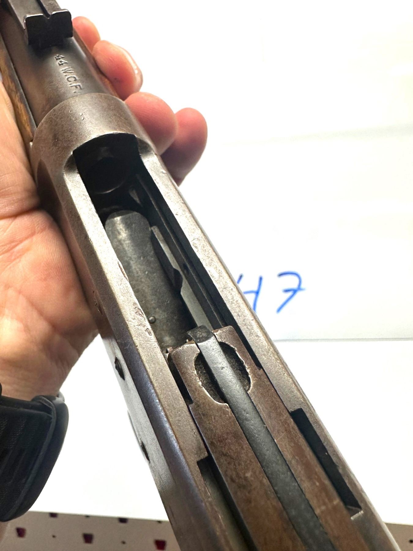 WINCHESTER MOD 1892, LEVER ACTION RIFLE, CAL 44-40 WITH SADLE RING, 20 ...