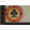 Image 2 : $5 THE CLUB CASINO CHIP. EVERETT, WASHINGTON