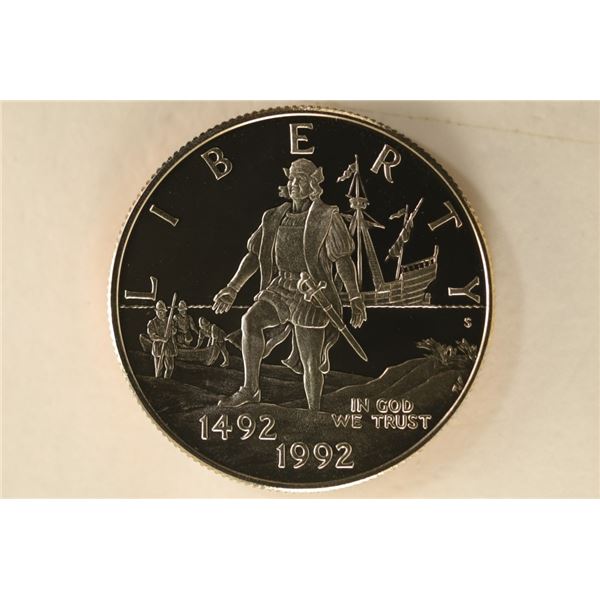 1992-S US PROOF "COLUMBUS QUINCENTARY" HALF