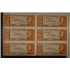 Image 1 : 6-1962 BOLIVIA 50 BOLIVIANOS CRISP UNC BILLS.1 SET