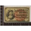 Image 1 : 1863 US 10 CENT FRACTIONAL CURRENCY