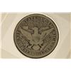 Image 2 : 1912 -VERY GOOD SILVER BARBER HALF DOLLAR