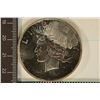 Image 2 : 1 TROY OZ .999 FINE SILVER ROUND.  PEACE DOLLAR