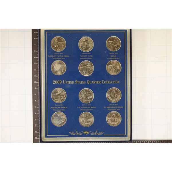 2009 STATE QUARTER COLLECTION FEATURING 12-P & D
