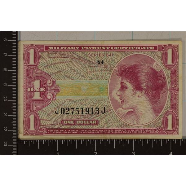 SERIES 641 US $1 MILITARY PAYMENT CERTIFICATE