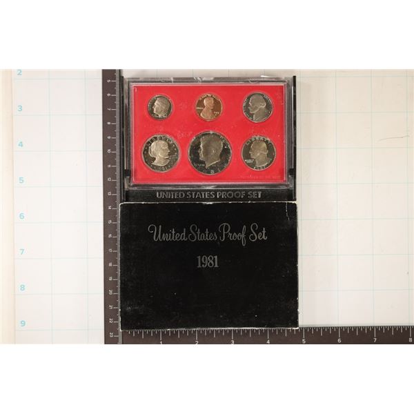 1981 US PROOF SET (WITH BOX)