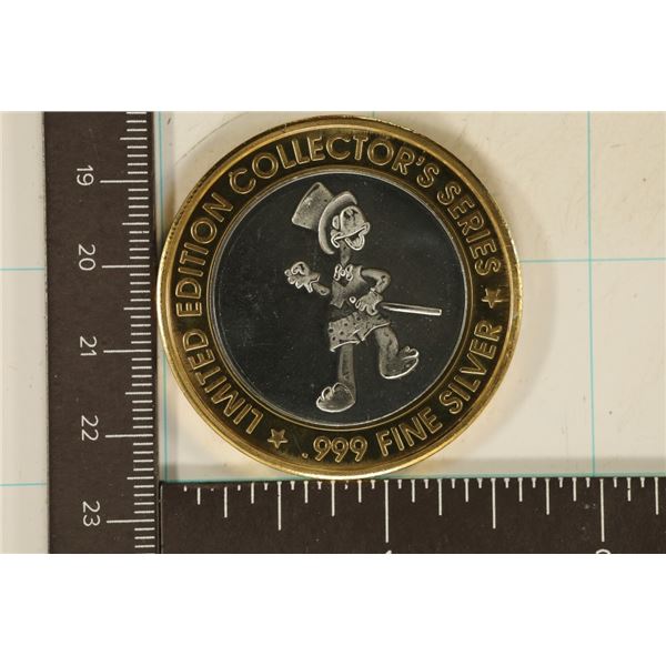 CASINO $10 SILVER TOKEN (UNC) ST. CROIX CASINO