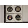 Image 2 : 4-MILITARY CHALLENGE COINS 1.75" COLORIZED HIGH