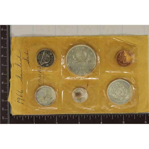 1966 CANADA SILVER PF LIKE SET 1.1 OZ. ASW