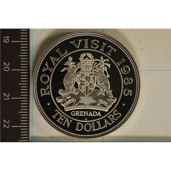 28.28 GRAMS PROOF STERLING SILVER 1985 GRENADA