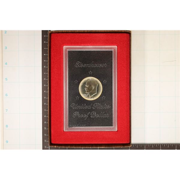 1974 IKE SILVER DOLLAR BROWN PACK PROOF