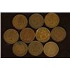 Image 1 : 10 ASSORTED INDIAN HEAD CENTS: 1901-1907 ONE OF