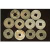 Image 1 : 11 CHINESE ASIAN CASH COINS