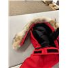 Image 3 : CANADA GOOSE MANTEAU D'HIVER ROUGE : « RESOLUTE »-« S » FEMME