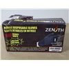 Image 1 : BTE DE 100 GANTS JETABLE EN NITRILE ZENITH -LRG