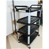 Image 2 : CHARIOT MOBILE 4-TABLETTES 35"x20"x48"