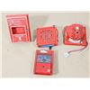 Image 1 : LOT DE 4 ARTICLES D'ALARME INCENDIE ASSORTIS