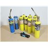 Image 1 : LOT DE 3 PISTOLETS & 10 BOUTEILLE DE GAZ (USAGE)