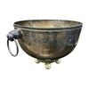 Image 2 : Brass Pots w/ Dog Handles - 19 x 9.6 x 14", 16 x 9.5 x 14"